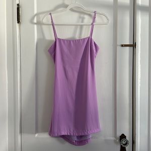 Superdown emma tie back dress pink purple size small